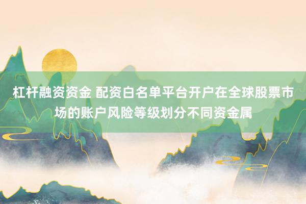 杠杆融资资金 配资白名单平台开户在全球股票市场的账户风险等级划分不同资金属